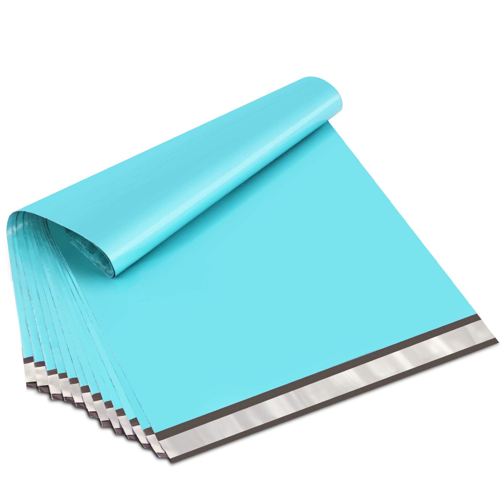 Ucgou Poly Mailers 19X24 Inch Teal 50 Pack Extra Large Shipping Bags Strong Thick Mailing Envelopes Self Seal Adhesive Waterproo