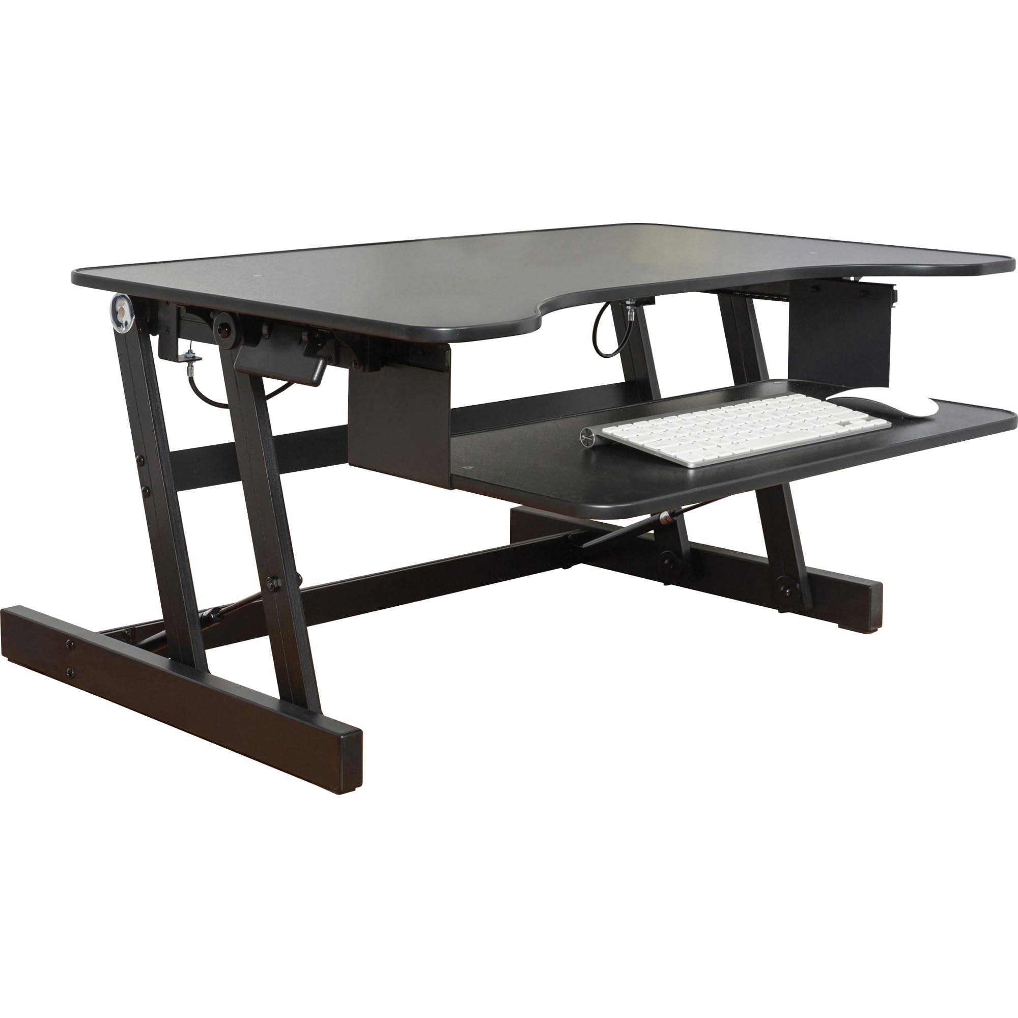 Lorell 81974 Desk Riser, Adjustable, 32-Inch Wx21-1/2-Inch Dx16-Inch H, BK