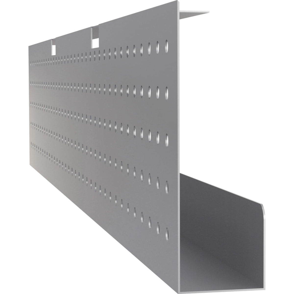 Lorell LLR61633 Training Table Steel Silver Modesty Panel