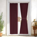 Vatge Thermal Insulated Blackout Front Door Curtains - Functional Doorway Blind and Shade Panel for French/Patio Doors, 1 Panel,