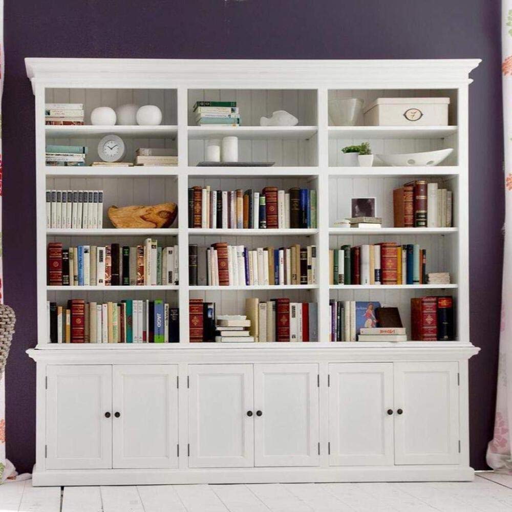 Novasolo Indoor Modern Home Decorative Furniture Triplebay Hutch Unit  White