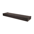 HIGH & MIGHTY 515609 Modern 24 Floating Shelf Holds up to 20lbs, Easy Tool-Free Dry Wall Installation, Flat, Retail Packaging, E