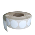 White Dot Stickers Roll - Round Label Write On Surface 19Mm (3/4' Inch) - 1050 Pack By Royal Green