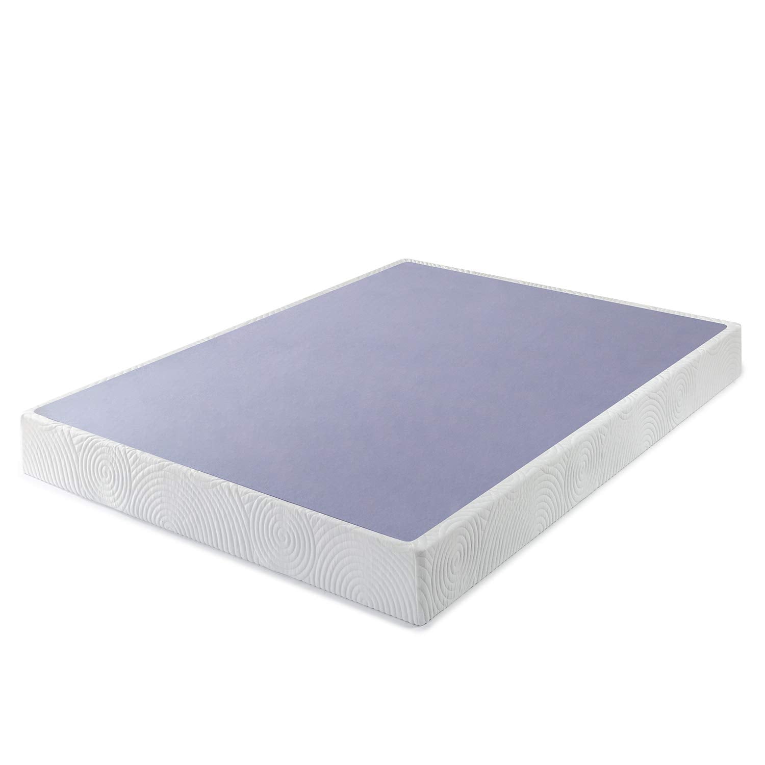 ZINUS Metal Box Spring with Wood Slats, 7.5 Inch Mattress Foundation, Sturdy Steel Structure, Easy Assembly, Queen