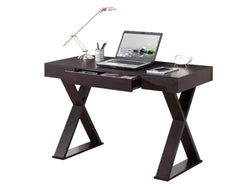 Techni Mobili Trendy Writing Desk With Drawer, Espresso