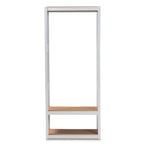 Baxton Studio Closet Storage Organizer, White/Brown