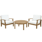 Modway Cosette 3 Piece Outdoor Patio Teak Set WL-00536-MW