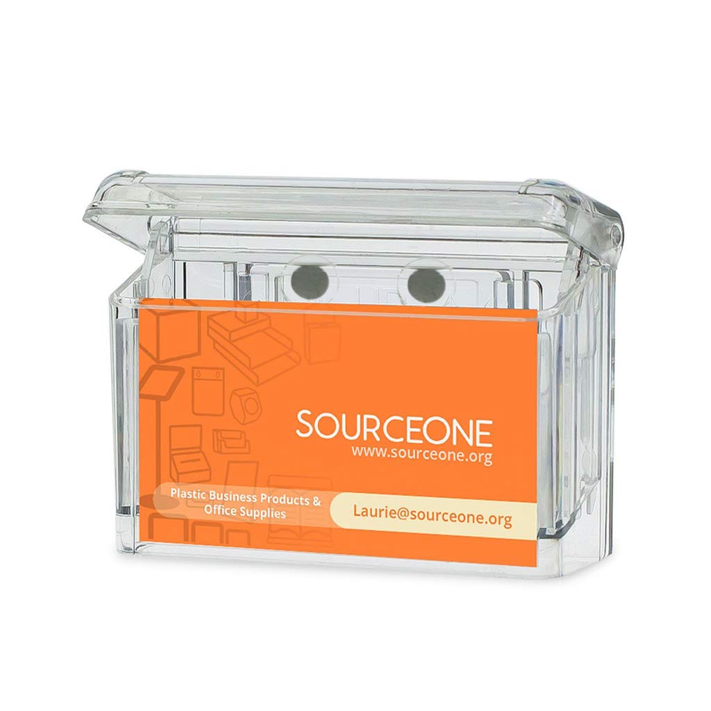 Source One Llc Clear Outdoor Magnetic Business Card Holder (Gab-Mag)