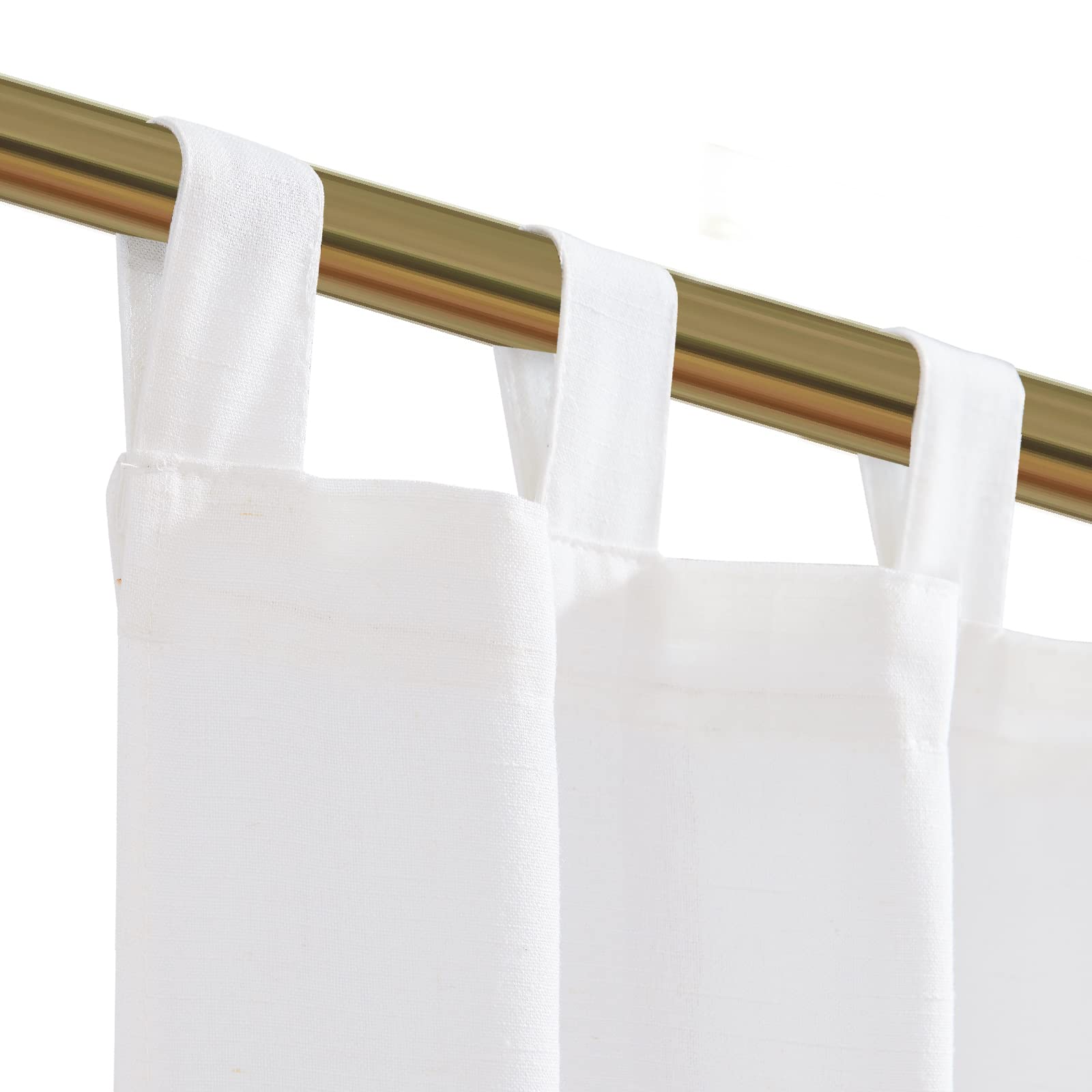 Jinchan Beige Kitchen Curtains 36 Inch Linen Tier Curtains Tab Top Cafe Curtains Farmhouse Small Window Curtains Flax Country Rustic Light Filtering For Bathroom Laundry Room Rv 2 Panels Crude