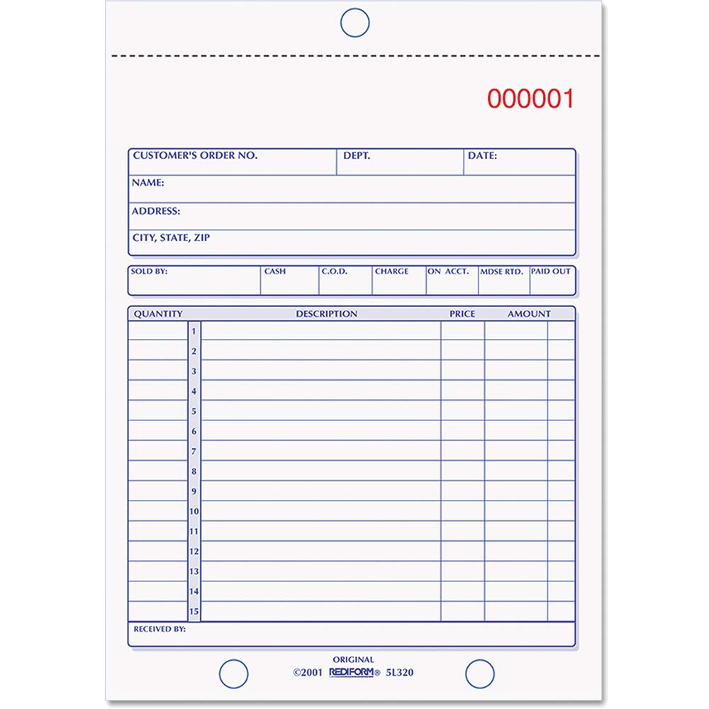 Rediform Sales Book