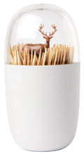 QUALY Deer Meadow Toothpick Holder Unique Home Design Decoration Unusual Gift FKitchen Gadgets Housewarming BPA-Free Cool Kitche