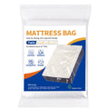 Mattress Bag For Moving Storage - 2 Pack Plastic Waterproof Mattress Protector Cover,Heavy-Duty Mattress Moving Supplies (2, Twi