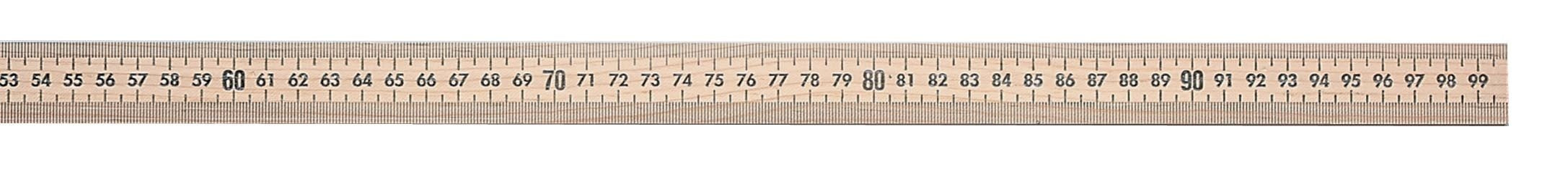 Westcott 10431 Wooden Meter Stick, Clear Lacquer Finish, 39.5 In