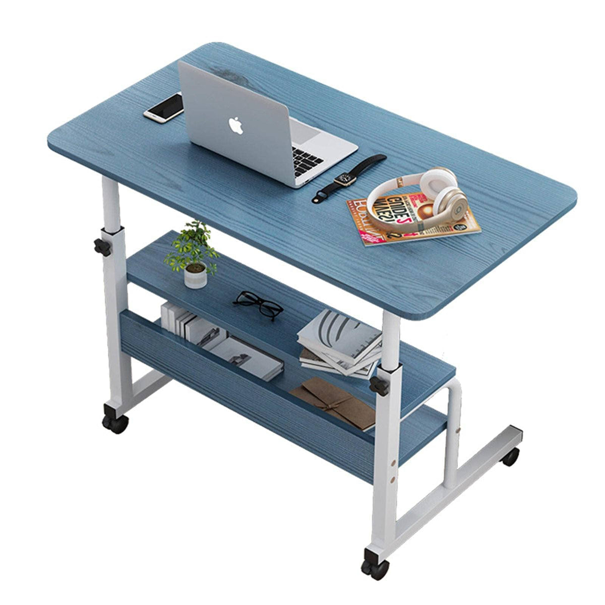 Nc Mobile Desk Threelayer Storage Desk Reading And Learning Office Computer Desk