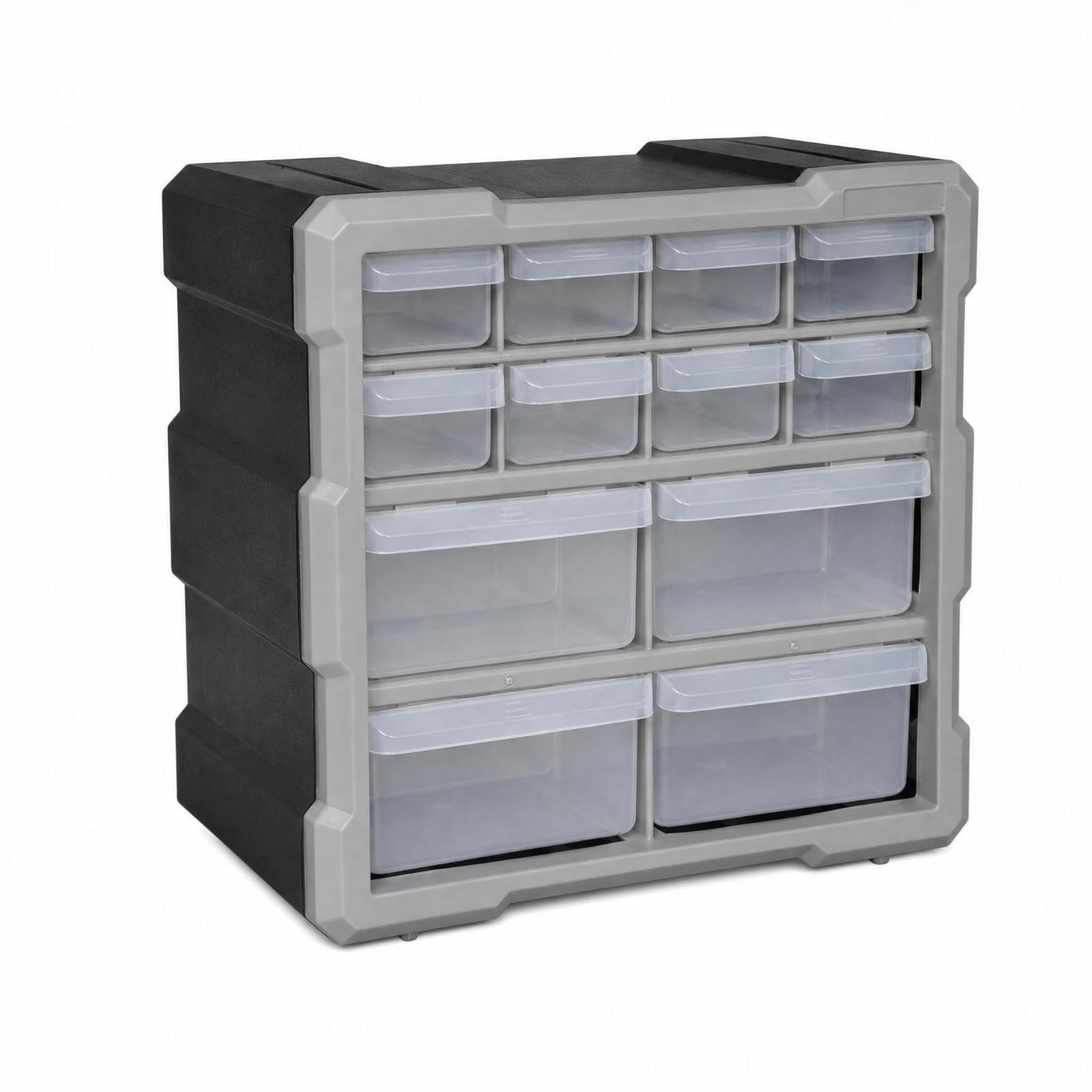 Loom Tree Cabinet Translucent Drawers 12Drawer Parts Storage Box Removable Divider