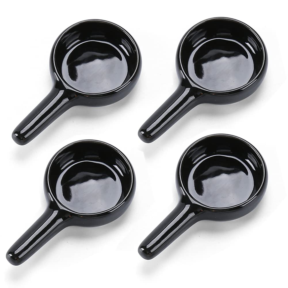 4Pcs Ceramic Candle Spoon Tray Holder Tealight Wax Warmer Little Candle Spoon Replacement Fragrance Aromatherapy Furnace Accesso