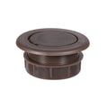 Suq I Ome 2 Inch Outdoor Patio Thick Parasol Umbrella Hole Ring Plug And Cap Set, For Parasol Umbrella Table Hole Cover Insert(Dark Brown)