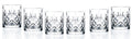 Lorren Home Trends Crystal Melodia Collection Double Old Fashioned Glass Set
