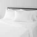 Amazon Basics Lightweight Super Soft Easy Care Microfiber 4-Piece Bed Sheet Set with 14-Inch Deep Pockets, Full, Bright White, S
