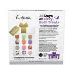 Enfusia Bath Bombs Christmas Advent Calendar 2024 Kids, Toddlers & Women - 25 Days Of Fizzy Bath Treats - Handmade In Usa - Natu