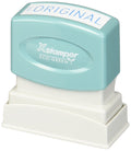 Xstamper(R) One-Color Title Stamp, Pre-Inked, 'Original', Blue