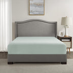 Comfort Spaces Coolmax Moisture Wicking Fitted Sheet Only Super Soft, Fade Resistant, All Elastic Deep Pocket Fits Up To 16' Mattress - Warm Weather Cooling Sheets For Night Sweats, Twin Xl, Aqua