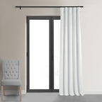 Hpd Half Price Drapes Signature Velvet Thermal Blackout Curtains For Living Room 108 Inch Long (1 Panel) Rod Pocket Insulated Blackout Curtains For Bedroom Window Curtains, 50W X 108L, Primary White