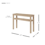 Npd Furniture And More Tiburon Console Tables, Drifted Sand