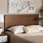 Baxton Studio Alan Modern and Contemporary Transitional Ash Walnut Finished Wood King Size Headboard