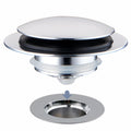 Chrome Plated Universal Tub Dain Stopper, Hidrop Pop Up Bath Drain Tip Toe Bathtub Drain Stopper,Conversion Kit Assembly, Replac