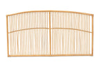 Baxton Studio Malvina Modern Bohemian Natural Brown Rattan Queen Size Wall-Mount Headboard