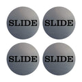 Slide Round Door Sign 2-3/4' Disc (Brushed Silver)