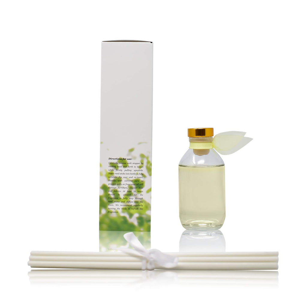 Lovspa Sparkling Grapefruit Reed Diffuser Set - Refreshing Citrus Scent Diffuser For Home - Non-Toxic Oil Reed Diffuser - Made I
