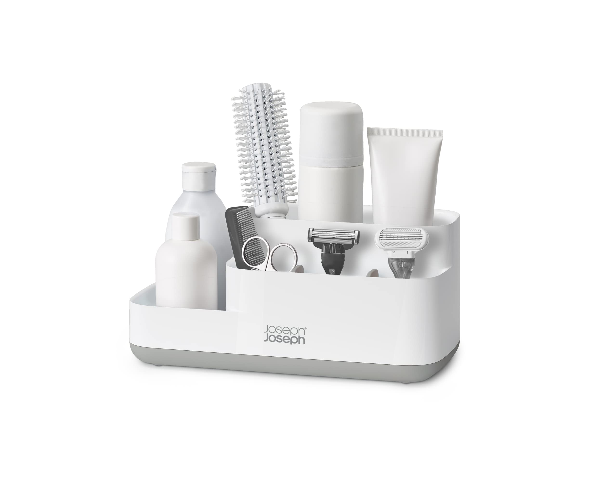 Joseph Joseph EasyStore Bathroom Storage Countertop Organizer Caddy , Gray