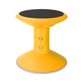 Storex Wiggle Stool - Active Flexible Seating for Classroom and Home Study, Adjustable 12-18 Inch Height, Yellow (00303U01C)