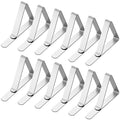 Hoosun Tablecloth Clips Stainless Steel Picnic Table Cover Clamps For Kitchen Dining Party Outdoor Wedding And Picnics, Table Cl