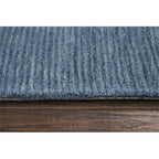 Rizzy Home Alora Decor Emerson 5' X 8' Solid Blue/Gray/Rust/Blue Hand-Tufted Area Rug