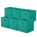 ShellKingdom Storage Bins, Foldable Fabric Storage Cubes And Cloth Storage Organizer Drawer For Closet And Toys, 6 Pack (Forest 