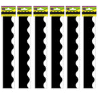 Teacher Created Resources Black Border Trim, 35 Feet Per Pack, 6 Packs
