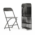 Flash Furniture Hercules Series Plastic Folding Chairs for Parties and Weddings, Stackable Commercial Event Seats with 650-lb. S