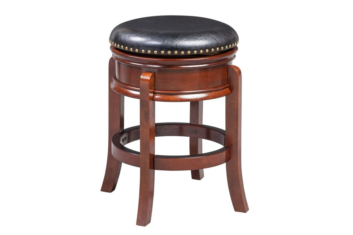 Boraam Hamilton Counter Height Swivel Stool, 24Inch, Cherry