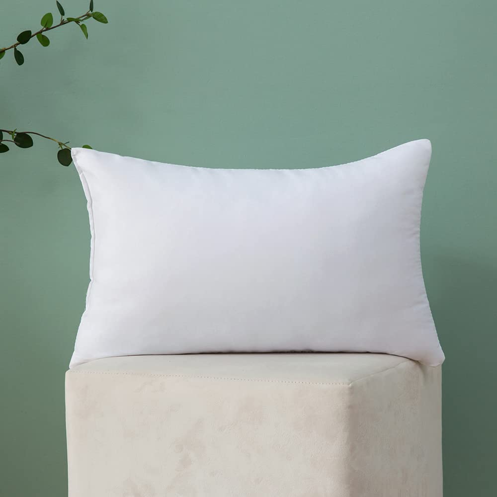 Miulee Throw Pillow Insert Premium Pillow Stuffer Sham Rectangle For Decorative Cushion Bed Couch Sofa 14X22 Inch