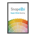 SnapeZo Black Poster Frame 32x48 Inches, 1.7 Aluminum Profile, Front-Loading Snap Frame, Wall Mounting, Wide Series