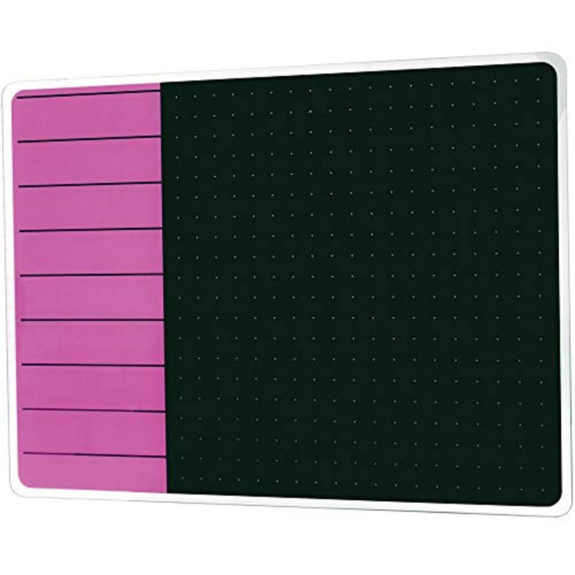 Viztex Glacier Soft Violet & Jet Black Plan & Grid Glass Dry Erase Board - 17' X 23'