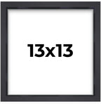 13x13 Shadow Box Frame Contemporary Black Finish | 1'' Depth of Usable Space| Interior Size 13x13 Inches| UV Resistant Acrylic, 