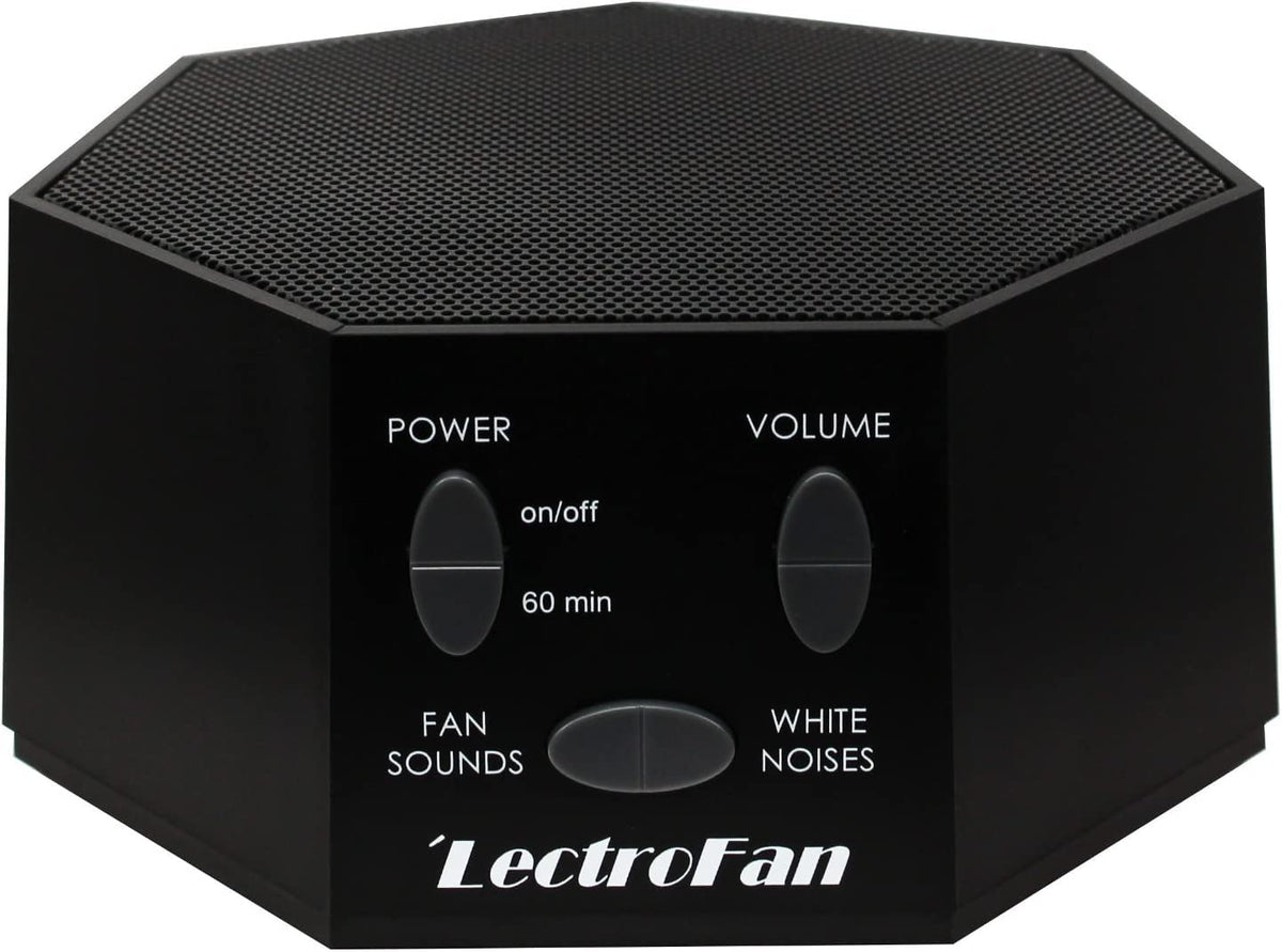 Adaptive Sound Technologies LectroFan Classic White Noise Machine - Compact Sleep Sound Machine for Bedroom, Travel, Study and M