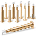 Door Stoppers For Wall, 10 Pack Spring Door Stop, 4.4 Inch Door Stoppers For Bottom Of Door, Long Doorstop Door Bumper Wall Prot