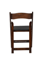 Commercial Seating Products American Padded Folding Chairs, Fruitwood