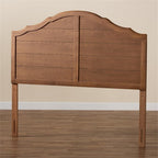 Baxton Studio Clive Vintage Traditional Farmhouse Ash Walnut Finished Wood Full Size Headboard