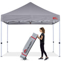 Mastercanopy Pop Up Canopy Tent Commercial Grade 10X10 Instant Shelter (Grey)